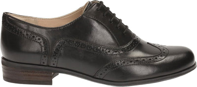 Clarks Hamble Oak Damen Schnürhalbschuhe 36 EU Schwarz Black Leather, 36 EU Schwarz Black Leather