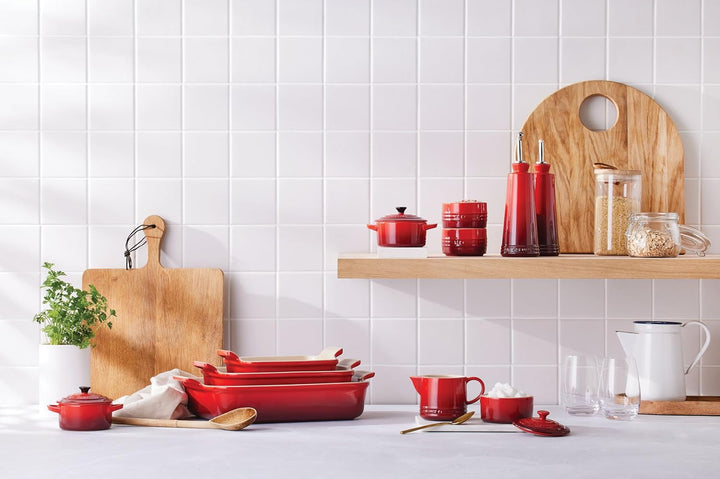 Set aceitera y vinagrera en gres Le Creuset Kirsche, Kirsche