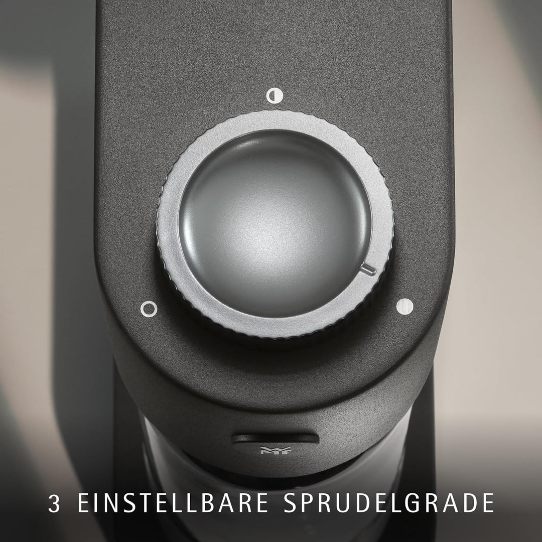 WMF Element One Wassersprudler – vollautomatische Edelstahl Sprudelmaschine mit 3 Graden, platzspare