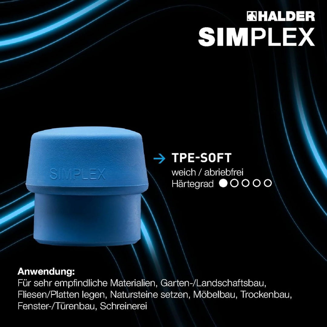 Simplex Einsatz, TPE-soft, blau | D=80 mm | 3201.080, D=80 mm
