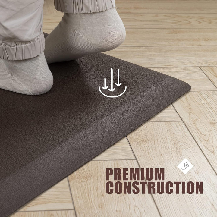 Carvapet rutschfest Küchenteppich Anti Ermüdungsmatte 20MM Dicke Küchenläufer Schaum-Stehmatten PVC