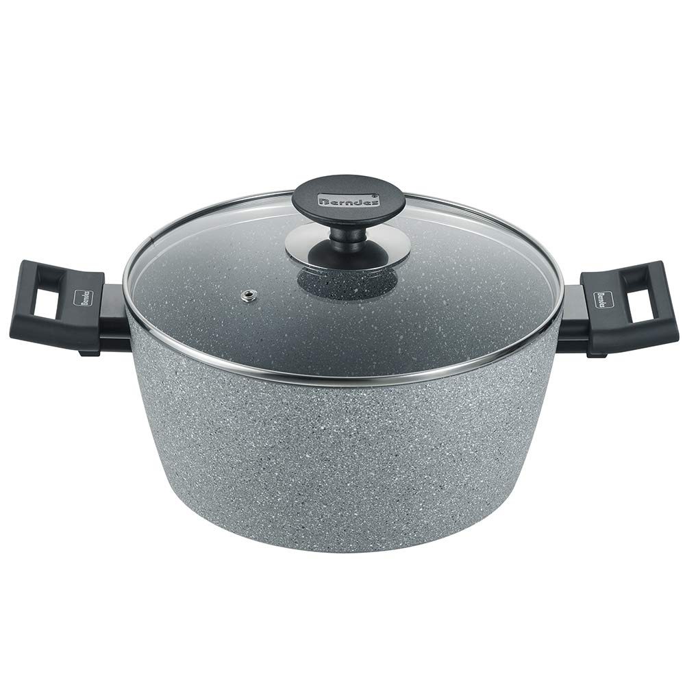 Berndes Topf 20cm- Alu Induktion Special Edition - Kochtopf mit Glasdeckel für alle Herdarten, antih