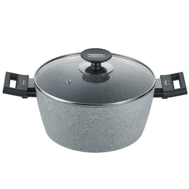 Berndes Topf 20cm- Alu Induktion Special Edition - Kochtopf mit Glasdeckel für alle Herdarten, antih