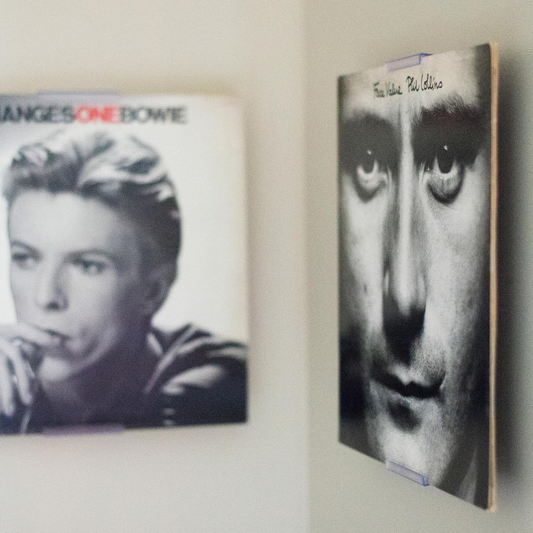 CollectorMount Vinyl-Schallplattenständer und Wandhalterung für Albummontage, Unsichtbar und Einstel