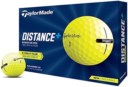 Taylormade 2021 Distance+ Golf Balls gelb Distance+ Golfbälle, gelb Distance+ Golfbälle