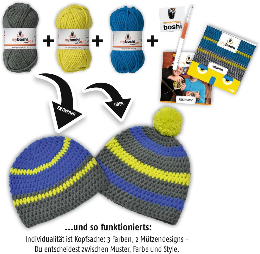 noris 606311036 - Häkel Set, myboshi, Oita/Tama