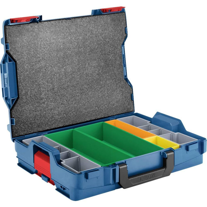 Bosch Professional Handwerkoffersystem L-BOXX 102 (Belastbarkeit bis 100 kg) + 6-tlg.-Einsatzbox-Set