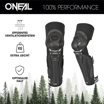 O'NEAL Knieprotektor | Park FR Carbon Knee Guard Knieschoner MTB & MX I BMX MTB Downhill I Leichtgew