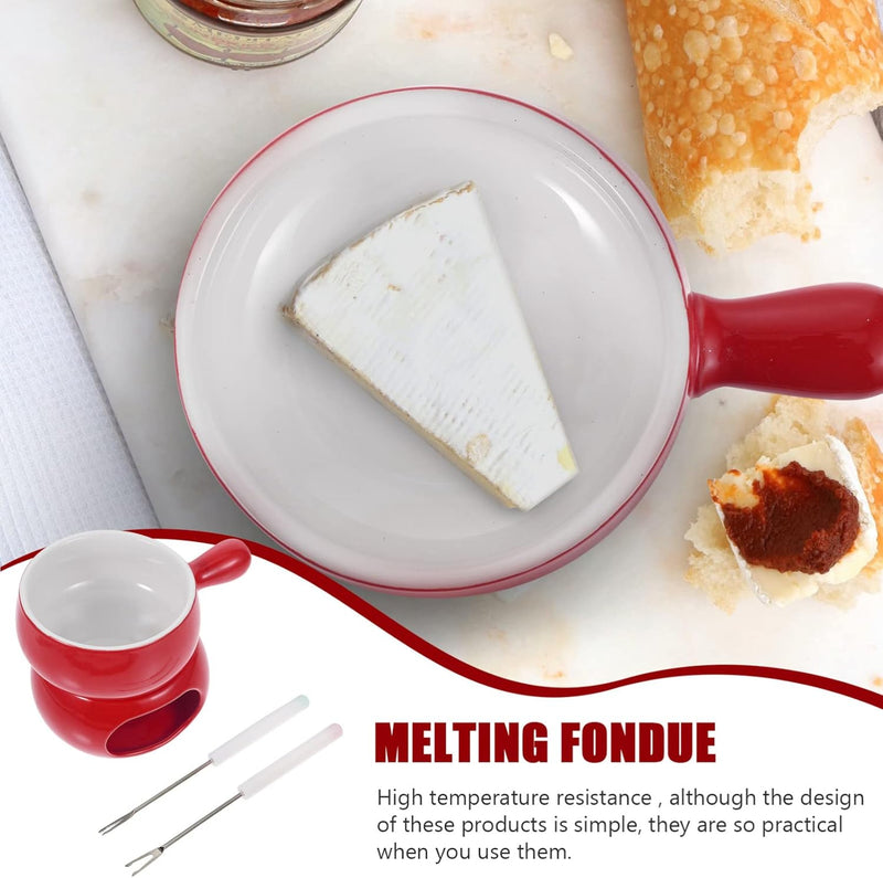 1 Satz Käse Fondue Fondue-kerze Schokoladenfondue Käsefondue Servieren Fondue-topf Für Die Küche Sch