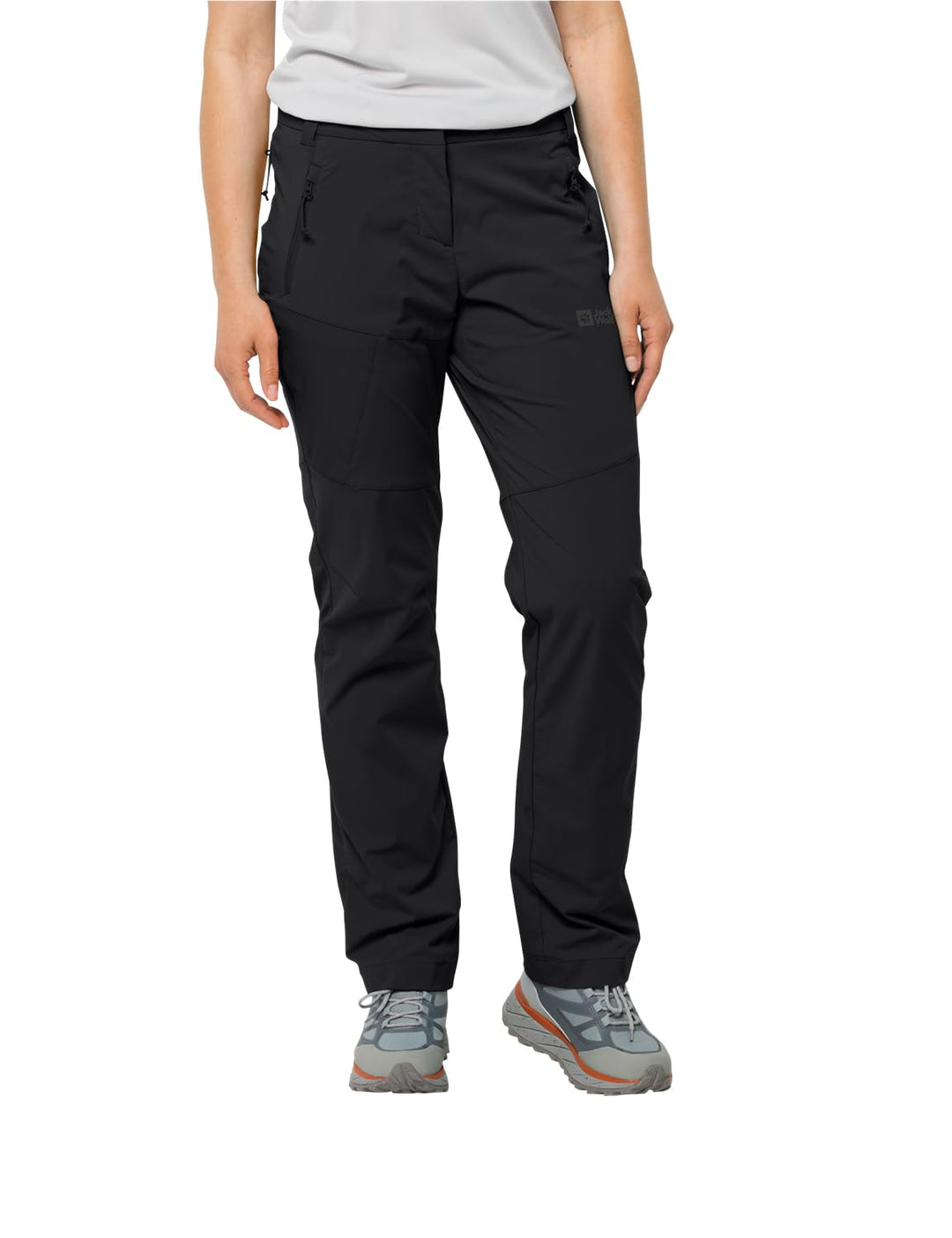 Jack Wolfskin Damen Glastal Pants W Wanderhose 36 Schwarz, 36 Schwarz