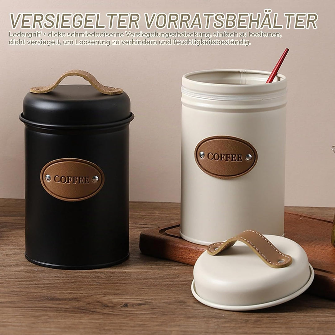 SUNOYA Kaffeedose Luftdicht, 2 Stück Kaffeedosen, Kaffeebohnen Behälter, Kaffeebehälter Luftdicht Vo