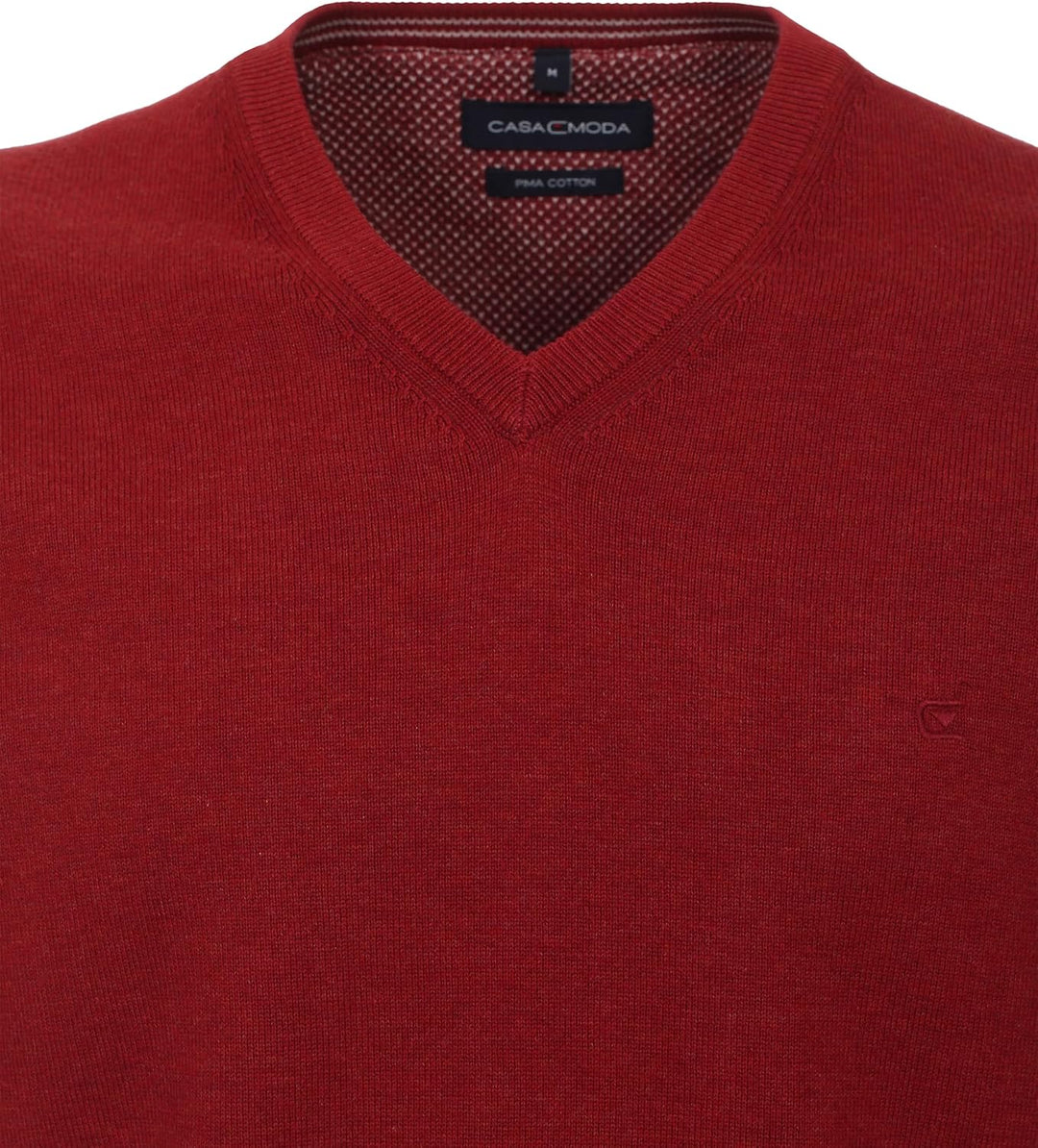 CASAMODA Herren Pullover M Mittelrot, M Mittelrot