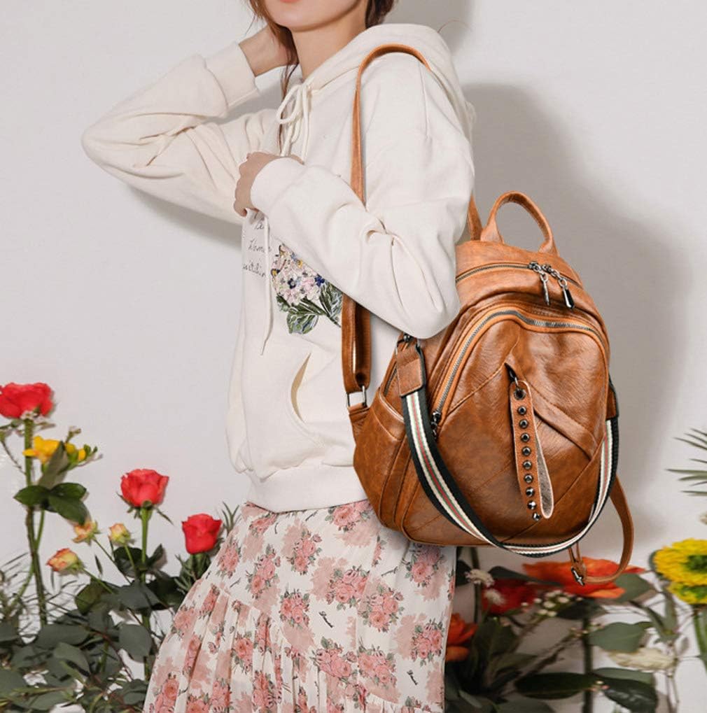 BUKESIYI Damen Tasche Rucksack Handtasche Frauen Backpack Klein Anti Diebstahl Schulrucksack Laptop