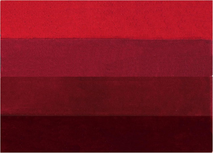 Spirella Badteppich Badematte Badvorleger Duschvorleger Mikrofaser Hochflor flauschig 60x90 cm – Rot