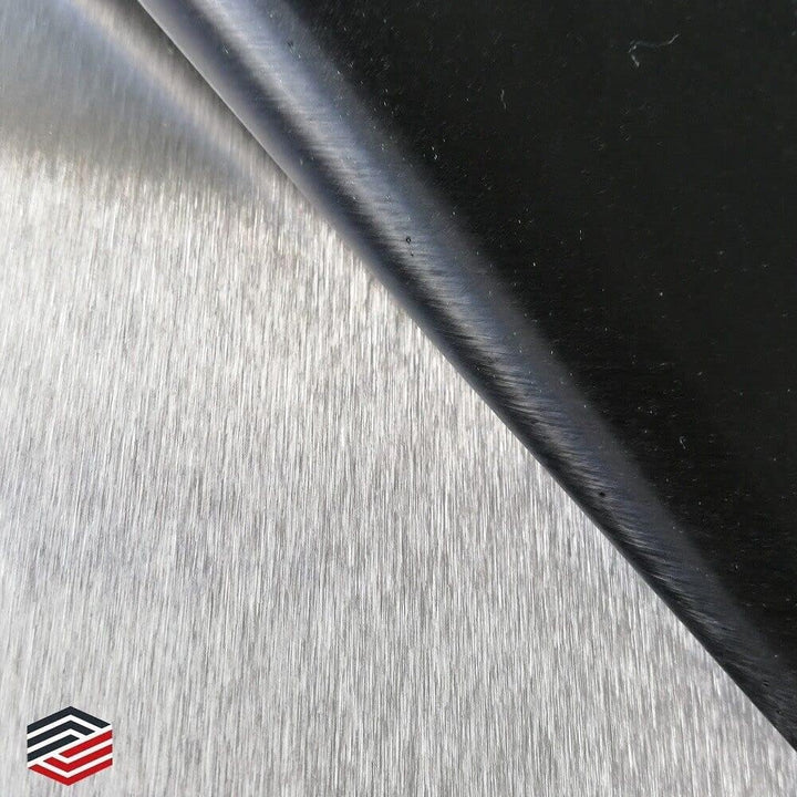 Übergangsprofil Edelstahl gebürstet 2000mm Edelstahl Übergangsprofil 125 mm Schenkelinnenmass aus Ed