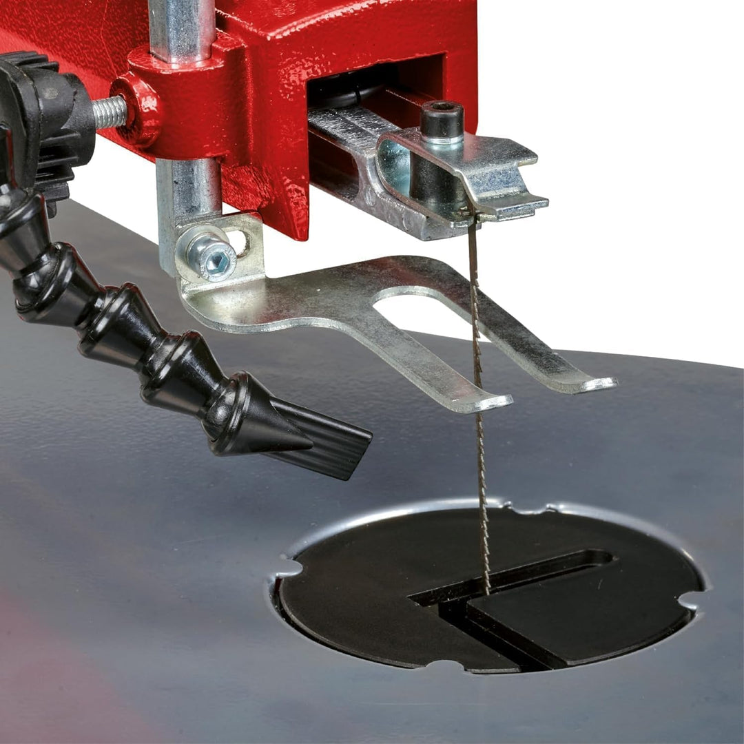 Einhell Dekupiersäge TC-SS 406 E (120 W, 50 mm Schnitthöhe, 47° neigbarer Tisch, variable Drehzahl,