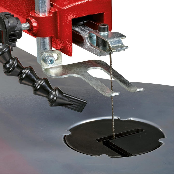 Einhell Dekupiersäge TC-SS 406 E (120 W, 50 mm Schnitthöhe, 47° neigbarer Tisch, variable Drehzahl,