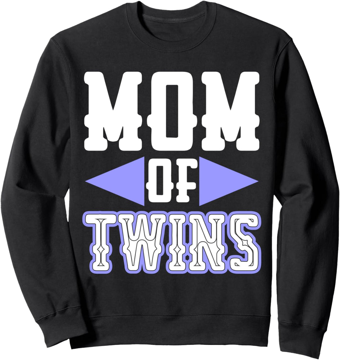 Mom Of Twins Mama von Zwillingen Lustige Zwillingsmama Sweatshirt