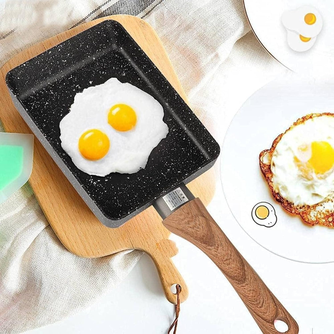 Garsent Tamagoyaki-Pfanne, Aluminium Japanische Omelette Pfanne, Kleine Pfanne Nonstick Pfannkuchen