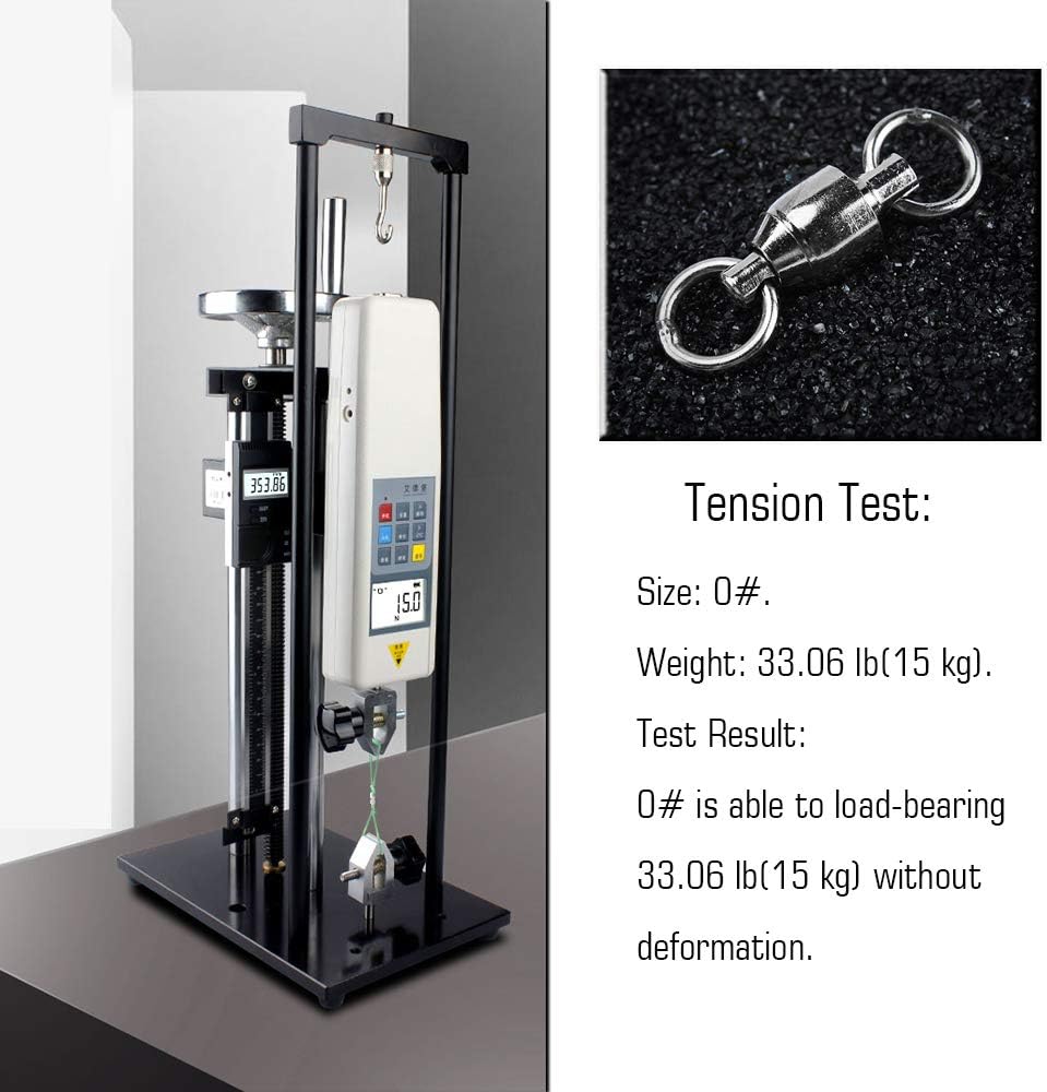 9Tong Ball Bearing Wirbel Geschweisst Ringe, Wallerwirbel Meereswirbel Salzwasserfest Spaltring Ange