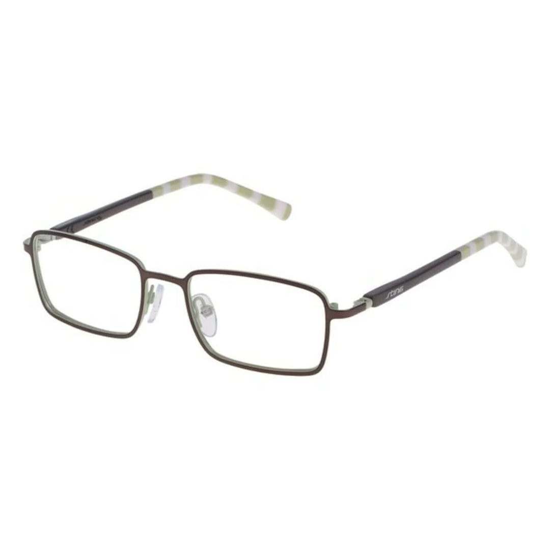 Sting Vsj394v480k54 Brille, Braun, Einheitsgrösse Unisex Kinder