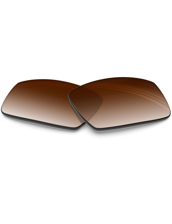 BlazerBuck Anti-salz Polarisierte Ersatzgläser für Oakley Crankshaft OO9239 Brauner Farbverlauf Pola