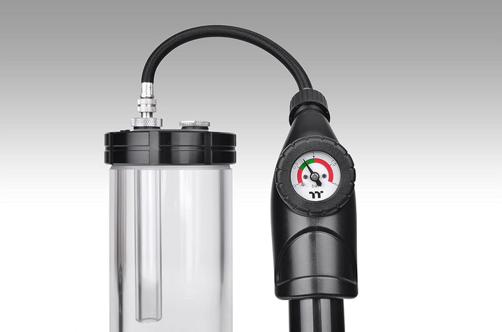 Thermaltake Pacific Leak Tester | DIY LCS | Unterstützt G1/4 | Wasserkühlung-Zubehör | Schwarz