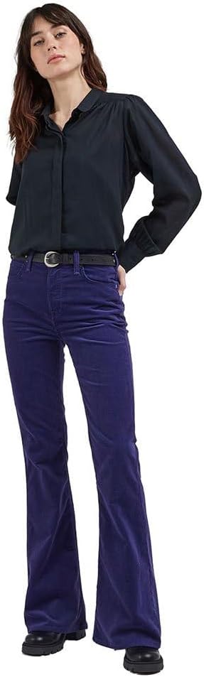 Lee Legendäre Damen-Jeans, mittlere Taille, gerades Bein, Übergrösse 24W / 31L Lila, 24W / 31L Lila