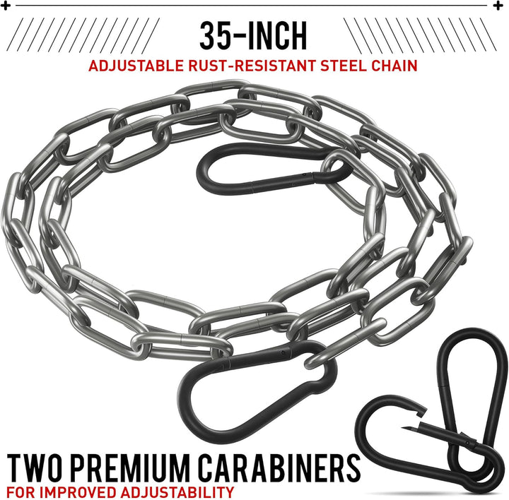 Neck Trainer Neck Training - 7 mm Neoprene Padded Neck Trainer with 110 cm Long Adjustable Steel Cha