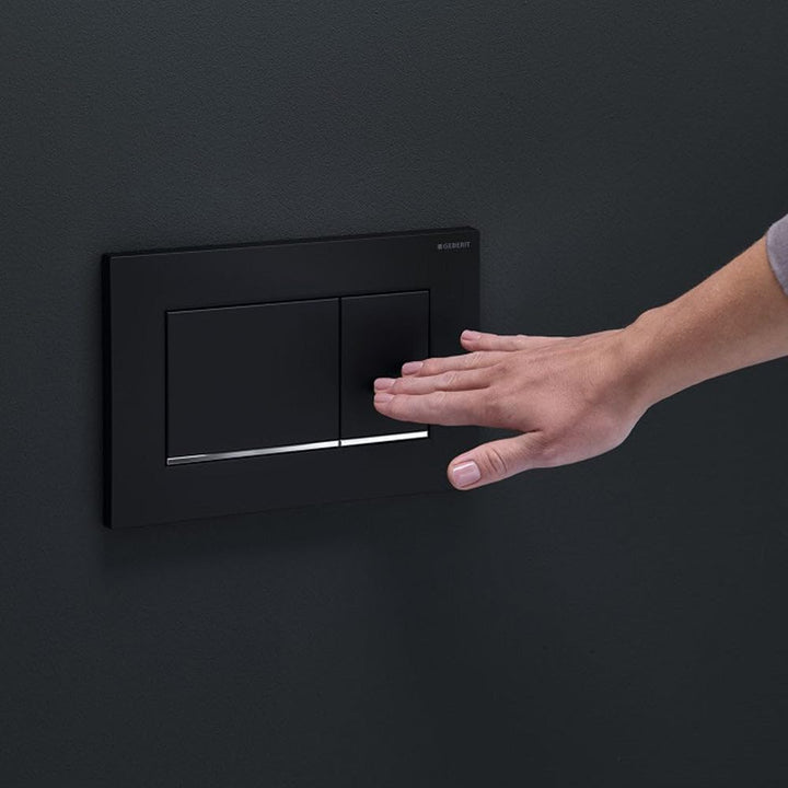 geberit-bouton Schieber 115,883. KK. 1 sigma30 Doppel Jagd weiss/gold/weiss