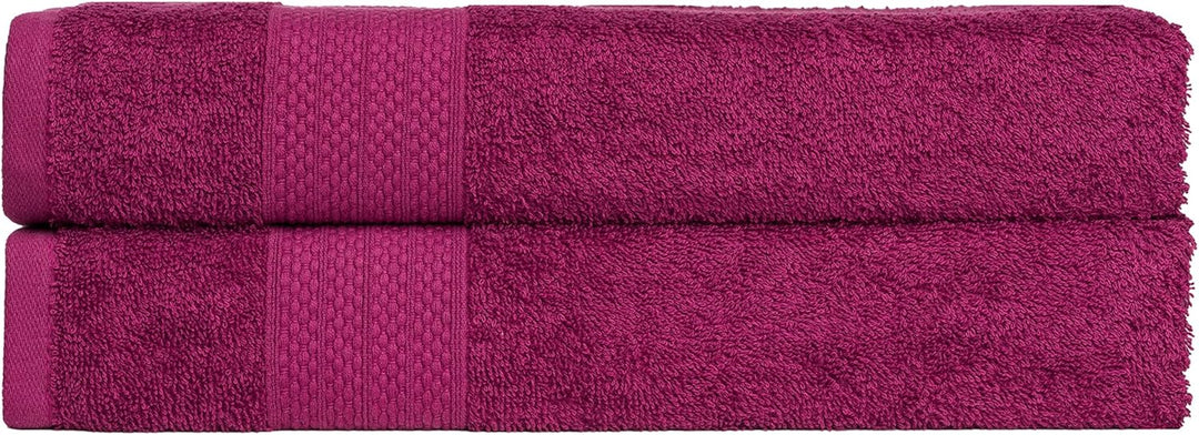 Brielle Handtuch-Set aus 100% Baumwolle - 2 Duschtücher 70x140 cm, Baumwolle Sehr saugfähige Handtüc