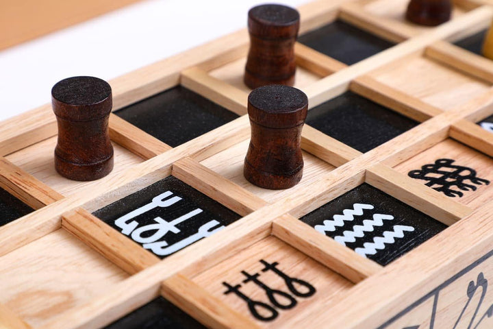 ROMBOL Senet - Das Brettspiel der Pharaonen, EIN ägyptisches Würfelspiel, Familienspiel, Gesellschaf