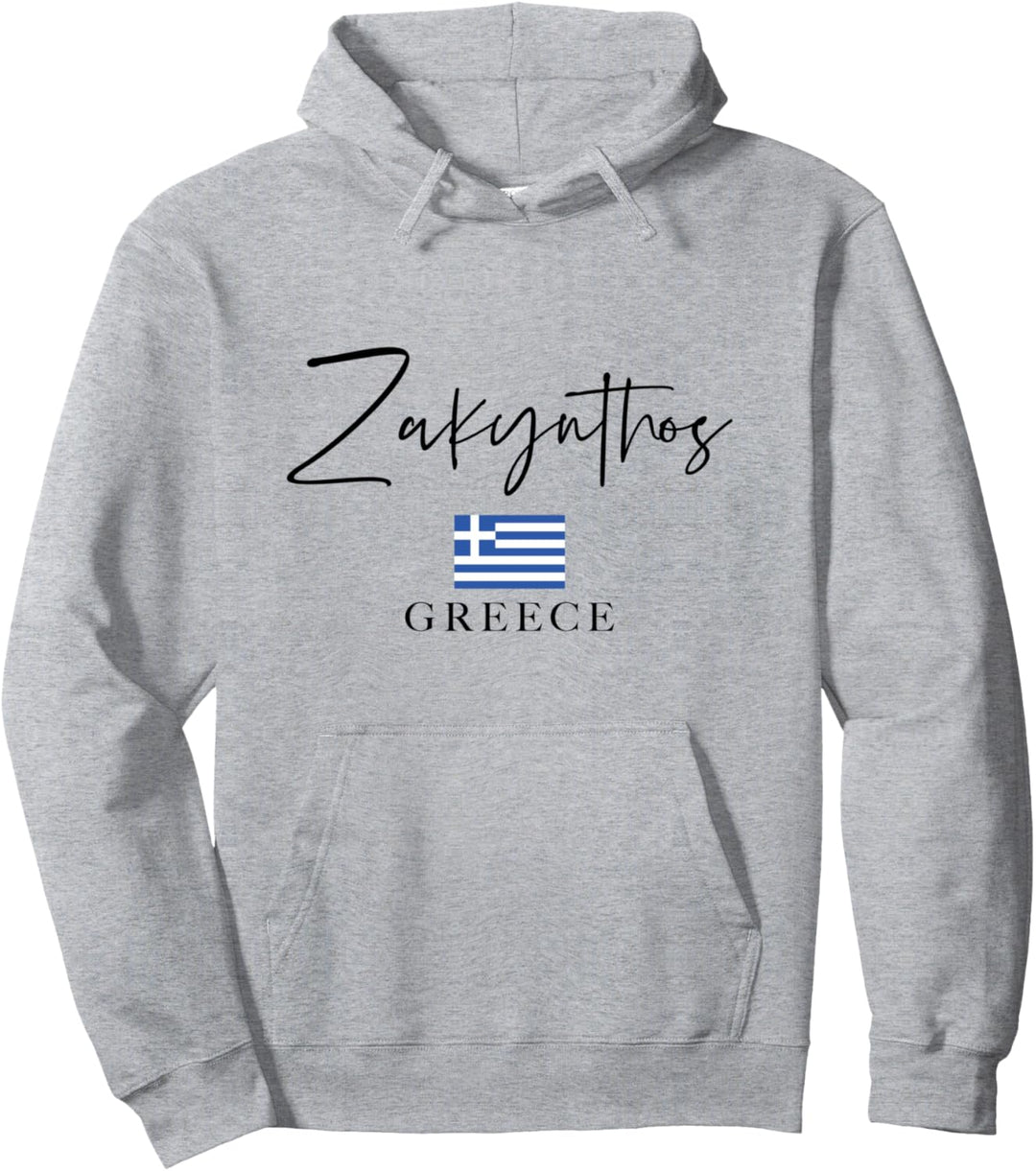 Griechenland-Flagge Urlaub – Insel Zakynthos Pullover Hoodie