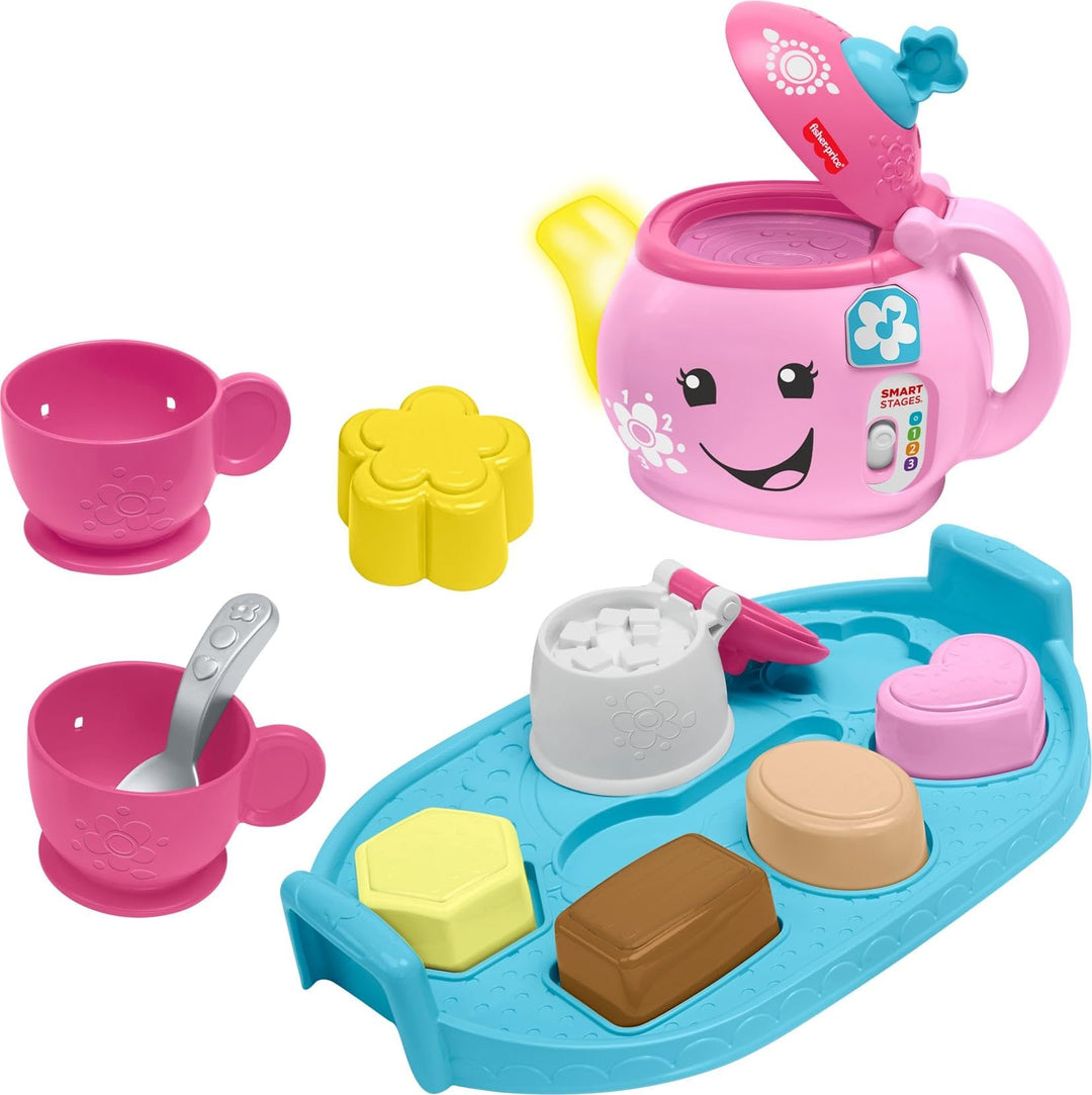 Fisher-Price 900 DYM76 n.a. Laugh and Learn Sweet Manners Tee-Spielset, Mehrfarbig, Set Ohne Batteri