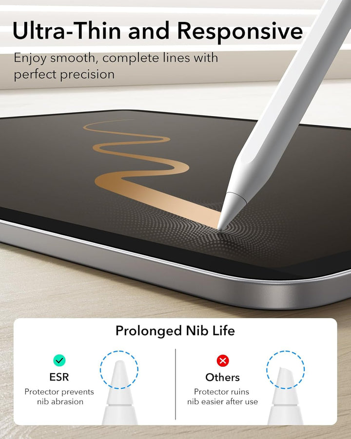 ESR Magnetisch Paper-Feel Schutzfolie für iPad Pro 11 Zoll M5/M4 (2025/2024), Schreiben und Zeichnen