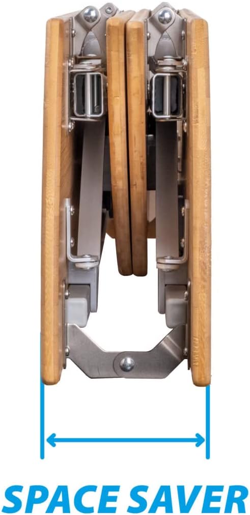 BRUNNER Camperking R Klapptisch, Metall Bambus