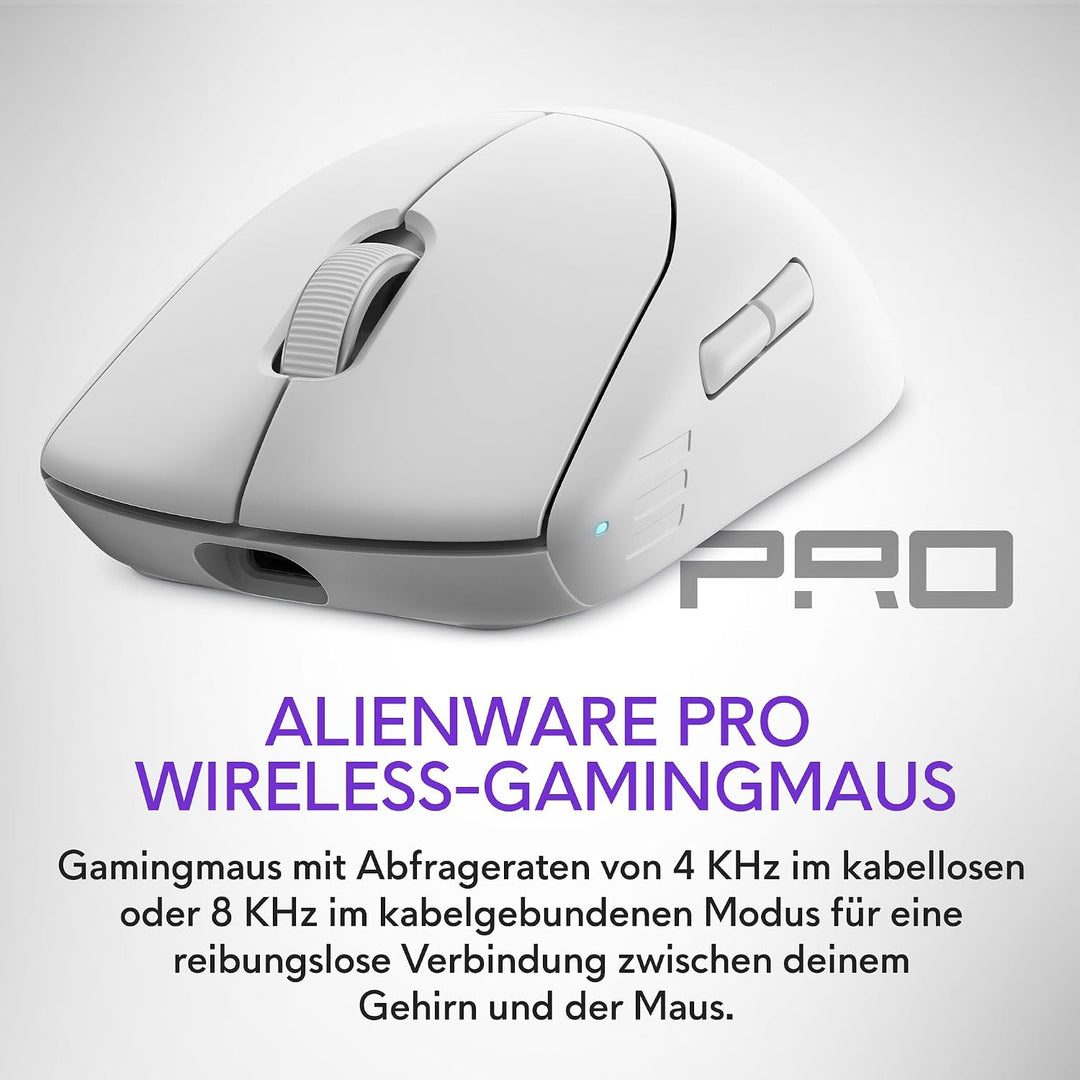 Alienware Pro Wireless-Gamingmaus - Lunar Light PRO (Lunar Light), PRO (Lunar Light)