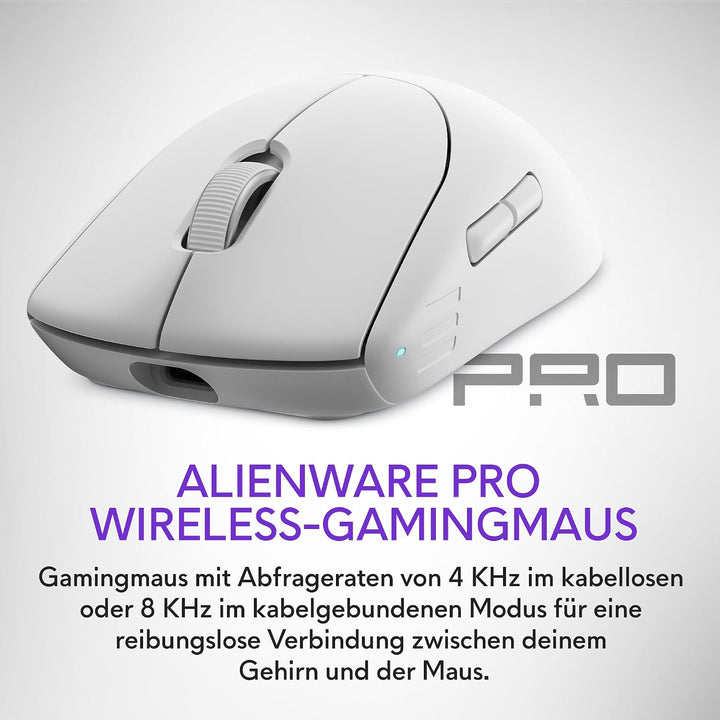 Alienware Pro Wireless-Gamingmaus - Lunar Light PRO (Lunar Light), PRO (Lunar Light)