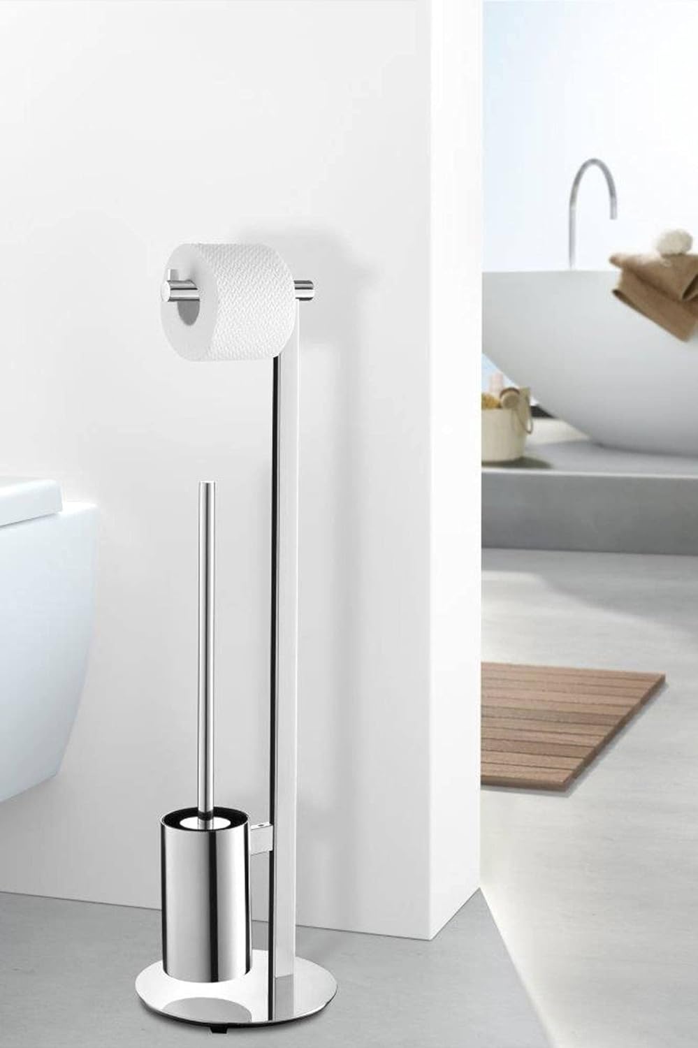 ZACK 40088 "SCALA" Toilettenbutler, Edelstahl hochglänzend