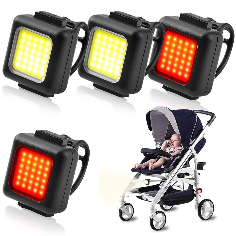 LED Lampe Set für Aussenbereich,Kinderwagenlicht Silikon,LED Kinderwagen Licht,Kinderwagen Licht mit