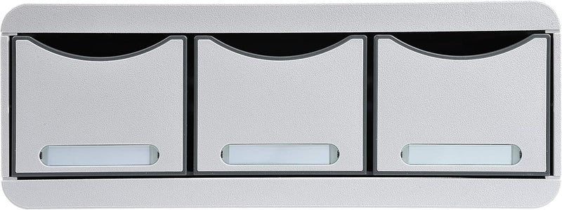 Exacompta 318740D Toolbox Office mit 3 Schubladen aus Kunststoff zur Aufbewahrung kleiner Utensilien