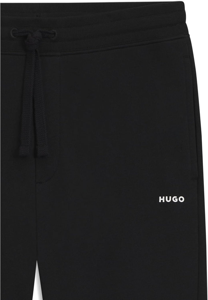 HUGO Herren Dayote232 Jogginghose aus Baumwoll-Terry mit Logo-Print S Black1, S Black1