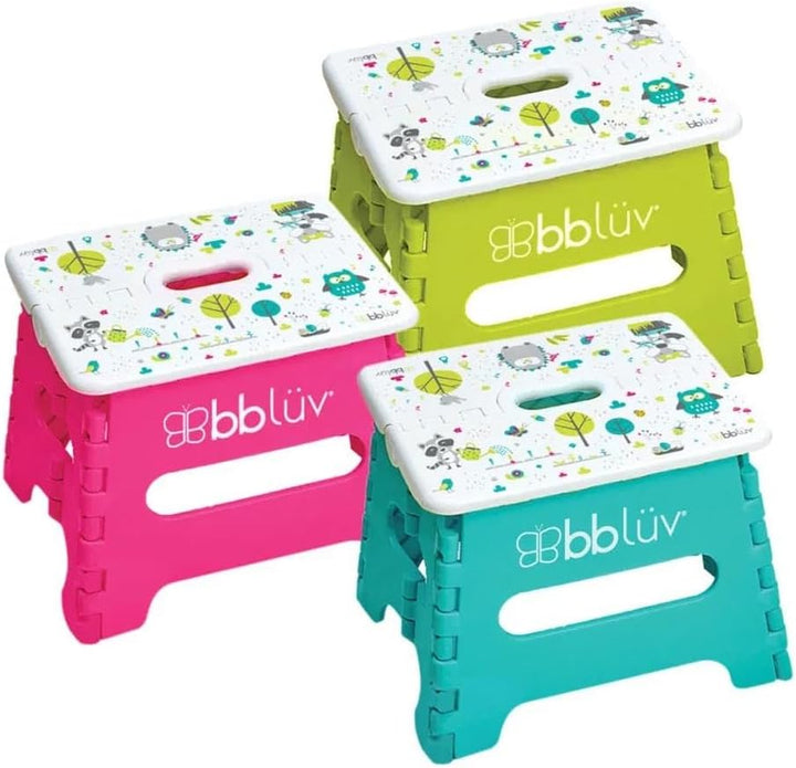 bblüv - Stëp Tritthocker faltbar für Kinder und Kleinkinder – Rutschfester Klapphocker für bis zu 90