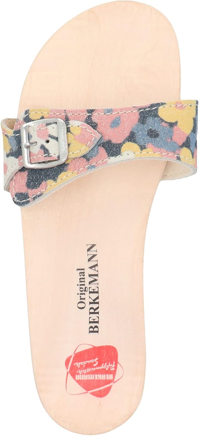 Berkemann Unisex Original Sandale Holzschuh 38 2/3 EU Multicolor Abstrakt, 38 2/3 EU Multicolor Abst