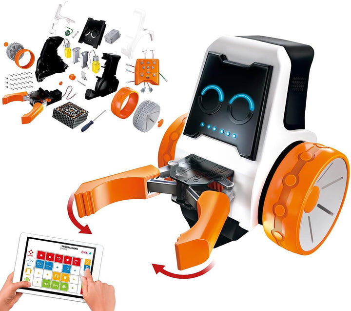 Playtastic Lernroboter: Spielzeug-Roboter-Bausatz mit Bluetooth und App für Programmierung (Roboter-