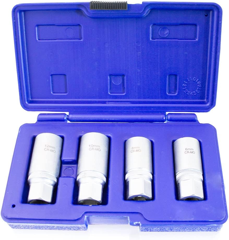 Bituxx 4 tlg. Stehbolzenausdreher Ausdreh Satz 1/2" Set 6-12mm