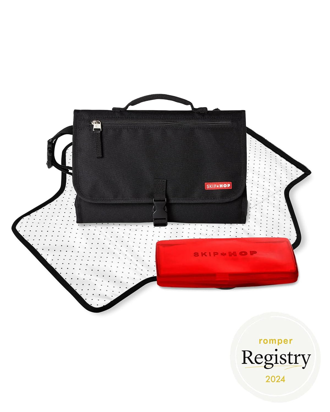 Skip Hop 202207 Pronto Signature Wickelstation, schwarz schwarz Mini Wickeltasche, schwarz Mini Wick