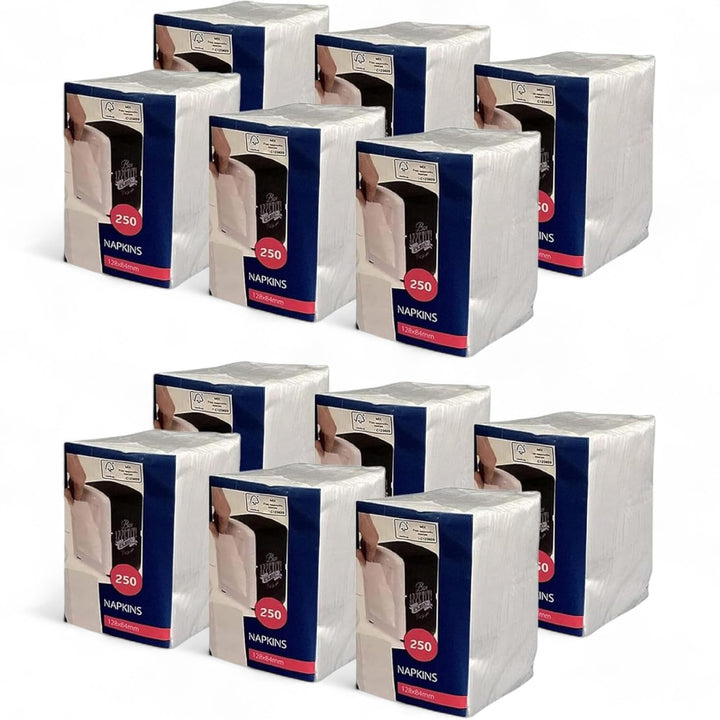 12er Set Servietten für Spender CABANAZ - 12 x 250 Stück