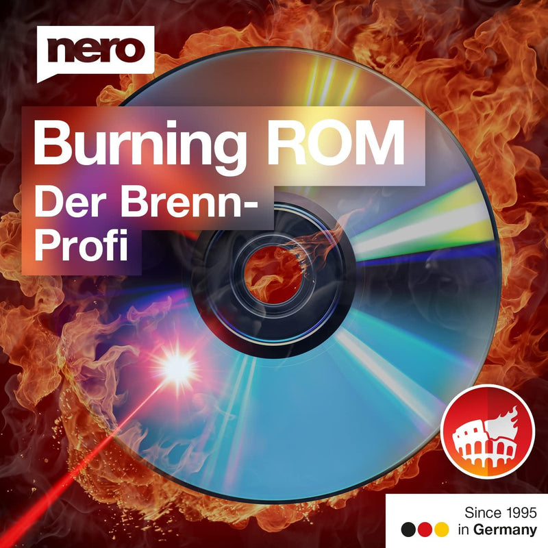 Nero Das Original | Nero Burning ROM 2024 | Brennprogramm | Brennen, Kopieren, Sichern, Rippen | CD