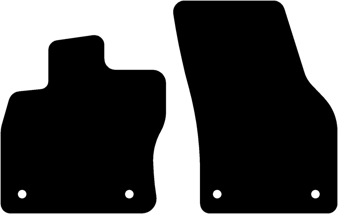 Fussmatten passend für Ford Connect Transit 2024-2026 Passend zur Ausführung: Vorne | Qualität: Prem